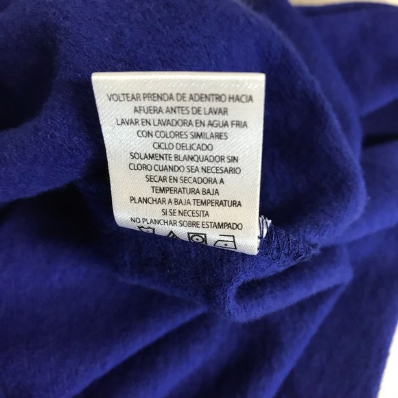 NWT Disney Womens Royal Blue Trendy Minnie Mouse Oversized Sweatshirt Size S - Picture 6 of 7